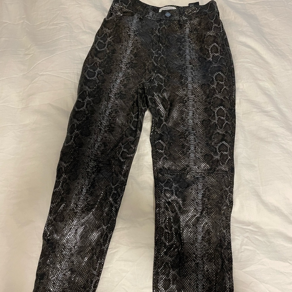 & other stories leather pant